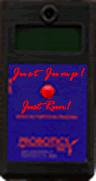 Just Jump or Just Run handheld computer